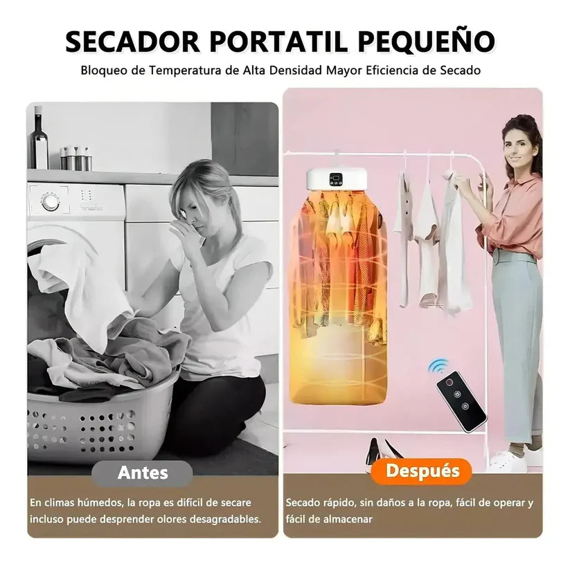 Secadora Ropa Portátil