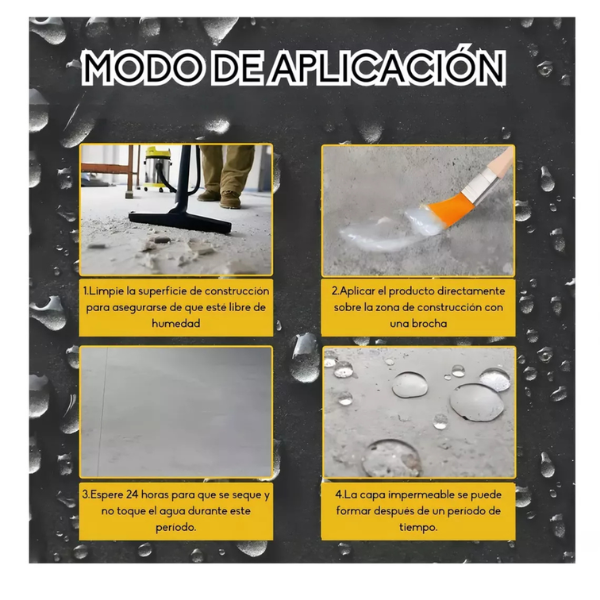 Sellador Adhesivo Impermeable 300 Gr